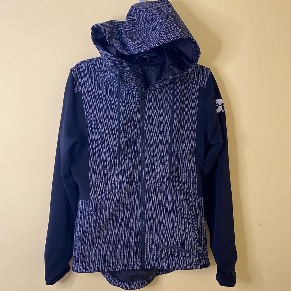 Iowa Hawkeyes Full Zip Hooded Ladies Coat